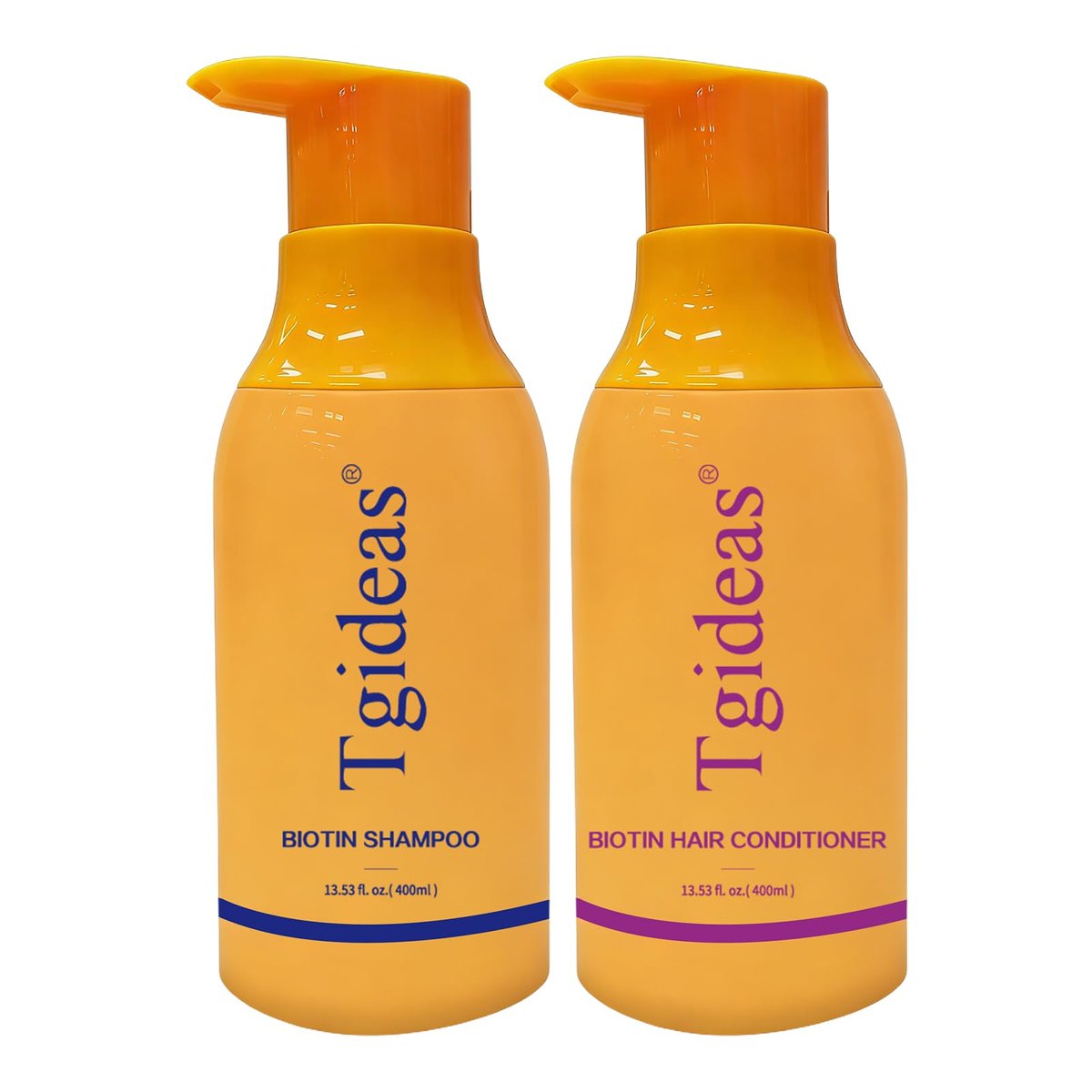 Tgideas Anti-Thinning Biotin Shampoo & Conditioner Set – Thickening & Strengthening for Women and Men, 13.53 fl oz Each Avelisse