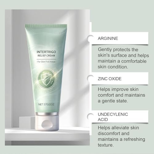 Ayland Healora Intertrigo Cream – Daily Skin Fold & Chafing Support with Moisture Barrier – Non-Steroid Formula for Friction-Prone Areas, 2 Oz Avelisse