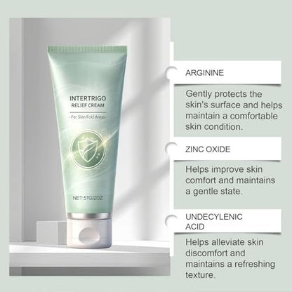 Ayland Healora Intertrigo Cream – Daily Skin Fold & Chafing Support with Moisture Barrier – Non-Steroid Formula for Friction-Prone Areas, 2 Oz Avelisse