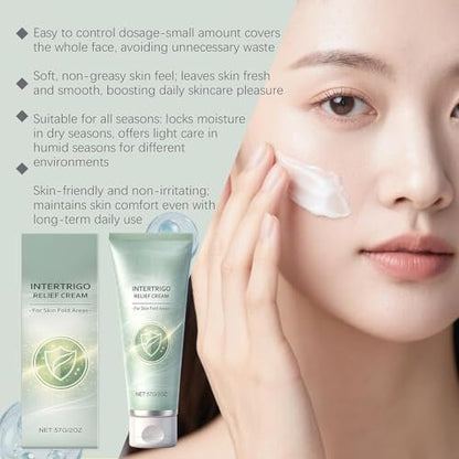Ayland Healora Intertrigo Cream – Daily Skin Fold & Chafing Support with Moisture Barrier – Non-Steroid Formula for Friction-Prone Areas, 2 Oz Avelisse