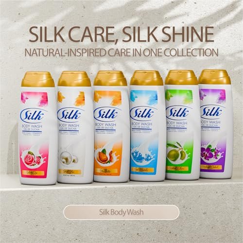 SILK Moisturizing Body Wash – Daily Hydrating Shower Gel & Foaming Cleanser with Vitamin E & Glycerin, Rich Lather for Dry Skin, Pearl Glow Scent, 16.9 Fl Oz - görsel 14