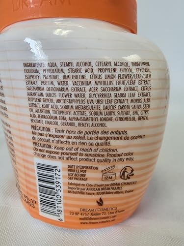 Pack of 2 Caro Moisturizing Cream 500ml Large Size - Orange Avelisse