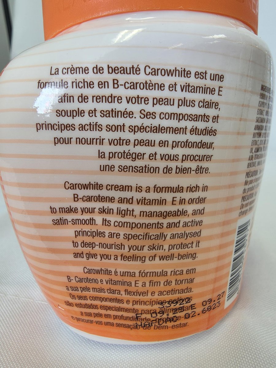 Pack of 2 Caro Moisturizing Cream 500ml Large Size - Orange Avelisse