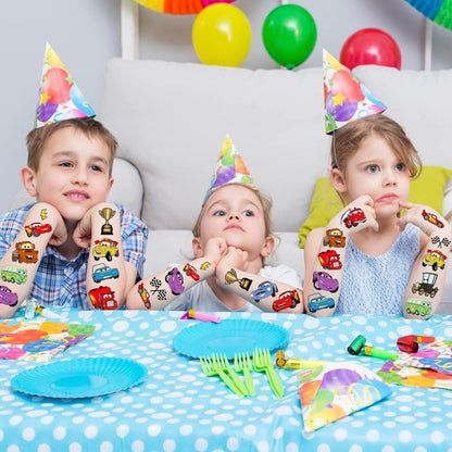 Cars Birthday Party Supplies: 34-Piece Temporary Tattoos for Goody Bags & Decorations Avelisse