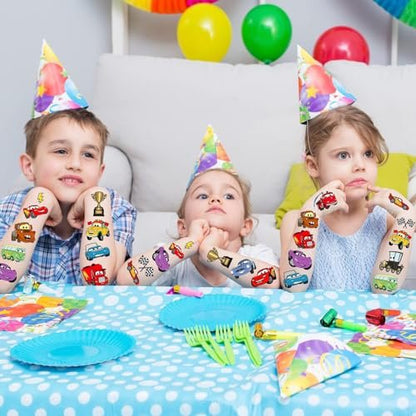 Cars Birthday Party Supplies: 34-Piece Temporary Tattoos for Goody Bags & Decorations Avelisse