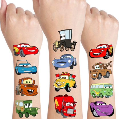 Cars Birthday Party Supplies: 34-Piece Temporary Tattoos for Goody Bags & Decorations Avelisse