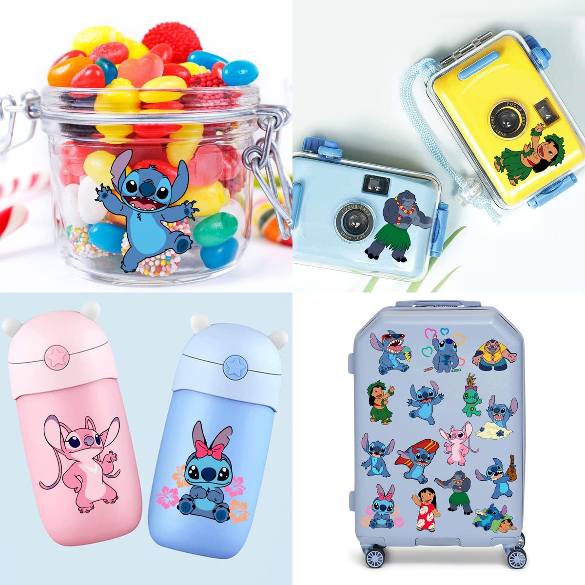 Stitch Party Supplies: 34-Piece Temporary Tattoos for Goody Bags & Treat Bag Stuffers – Removable Tattoo Stickers for Stitch Birthday Decorations - görsel 11