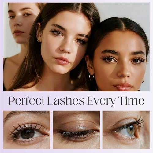 awrose Iron Wand Mascara - 5D Curling Eyelash Iron Mascara with Washable Metal Wands, Waterproof, Smudge Proof, Long-lasting Black Mascara for Volume and Length Avelisse