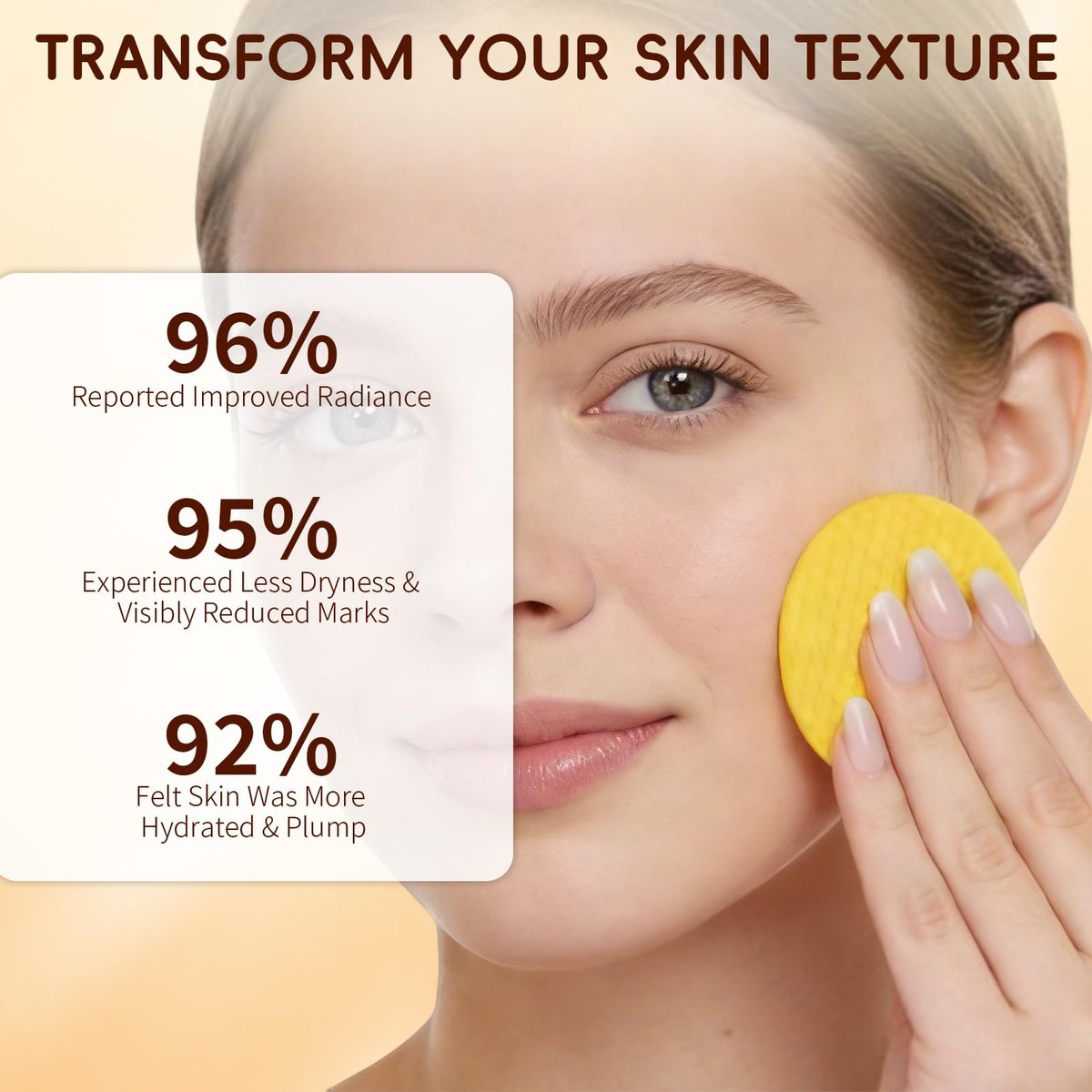 Turmeric Kojic Acid Cleansing Pads for Face – 60 Count Exfoliating & Brightening Facial Towelettes Avelisse