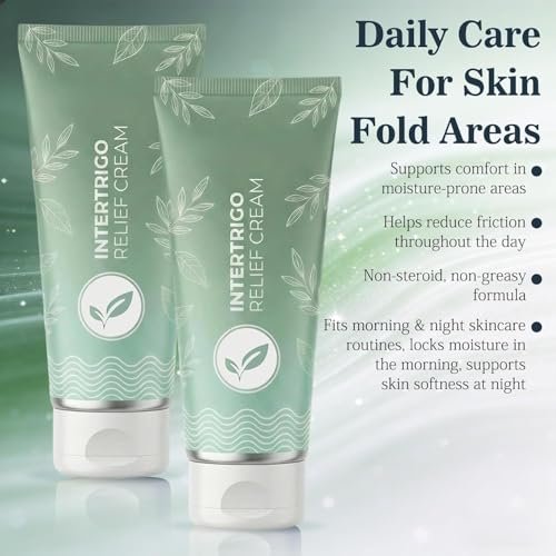 2-Pack Intertrigo Cream – Professional Relief for Skin Folds & Chafing, Fast-Drying Non-Greasy Formula Avelisse