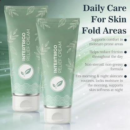 2-Pack Intertrigo Cream – Professional Relief for Skin Folds & Chafing, Fast-Drying Non-Greasy Formula Avelisse