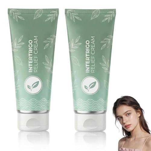 2-Pack Intertrigo Cream – Professional Relief for Skin Folds & Chafing, Fast-Drying Non-Greasy Formula Avelisse