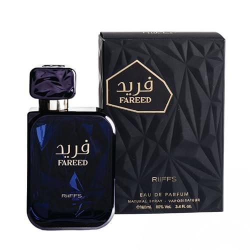 RiiFFS PARFUMS Fareed Eau de Parfum for Men – Long Lasting Fresh Spicy Fragrance with Cucumber, Cardamom & Amber (100ml) Avelisse