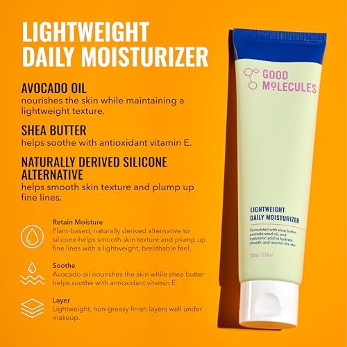 Good Molecules Daily Skincare Routine Set – Hydrating Cleanser, Niacinamide Toner, Hyaluronic Acid Serum, Moisturizer & Eye Gel (5-Piece Kit) Avelisse