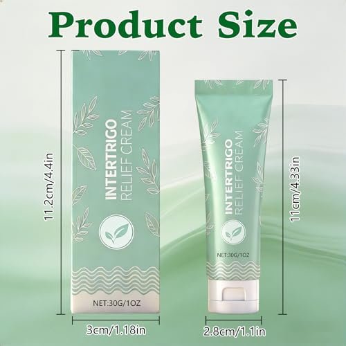 2-Pack Intertrigo Cream – Professional Skin Care for Chafing & Skin Fold Irritation Avelisse