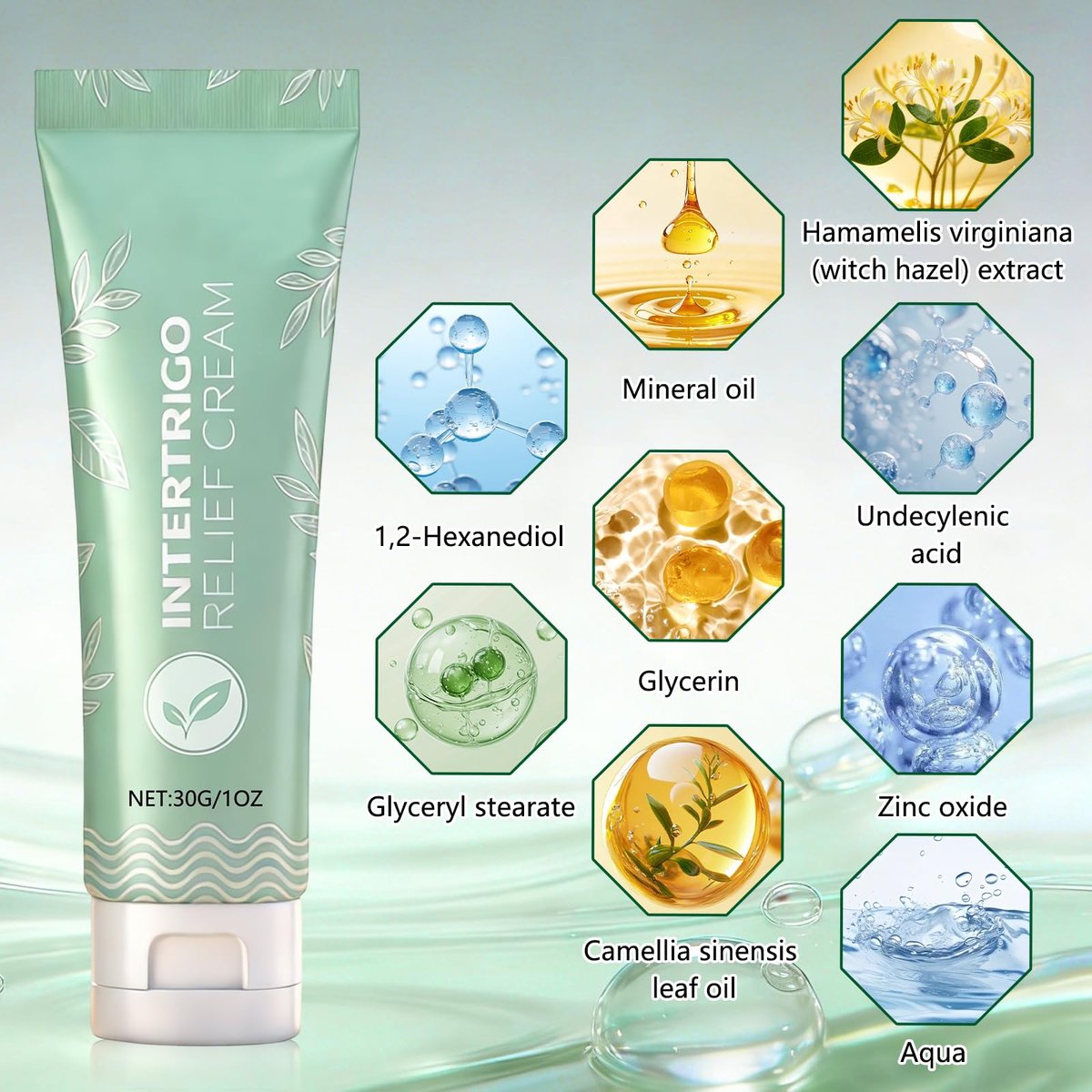 2-Pack Intertrigo Cream – Professional Skin Care for Chafing & Skin Fold Irritation Avelisse