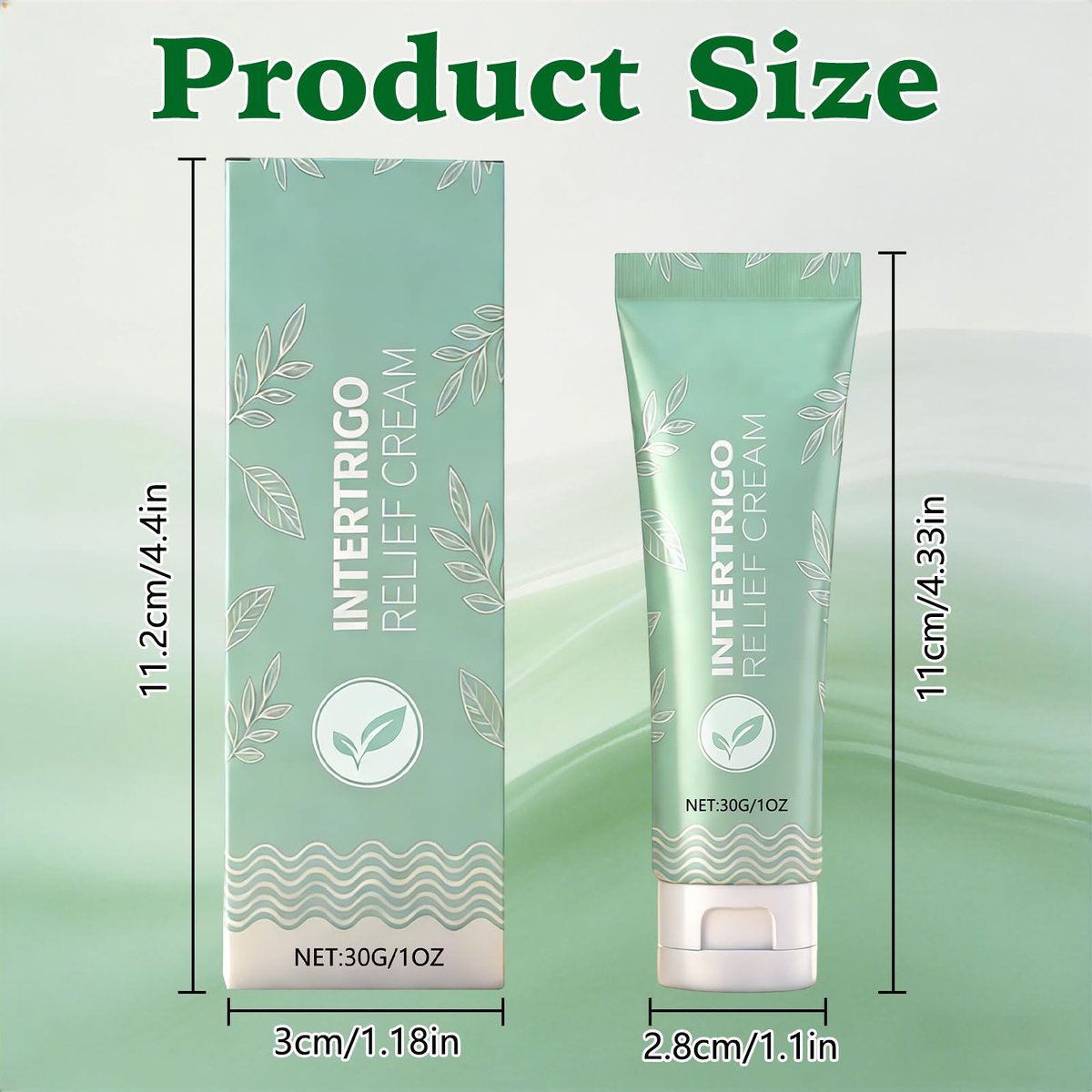 2-Pack Intertrigo Cream – Professional Skin Care for Chafing & Skin Fold Irritation Avelisse