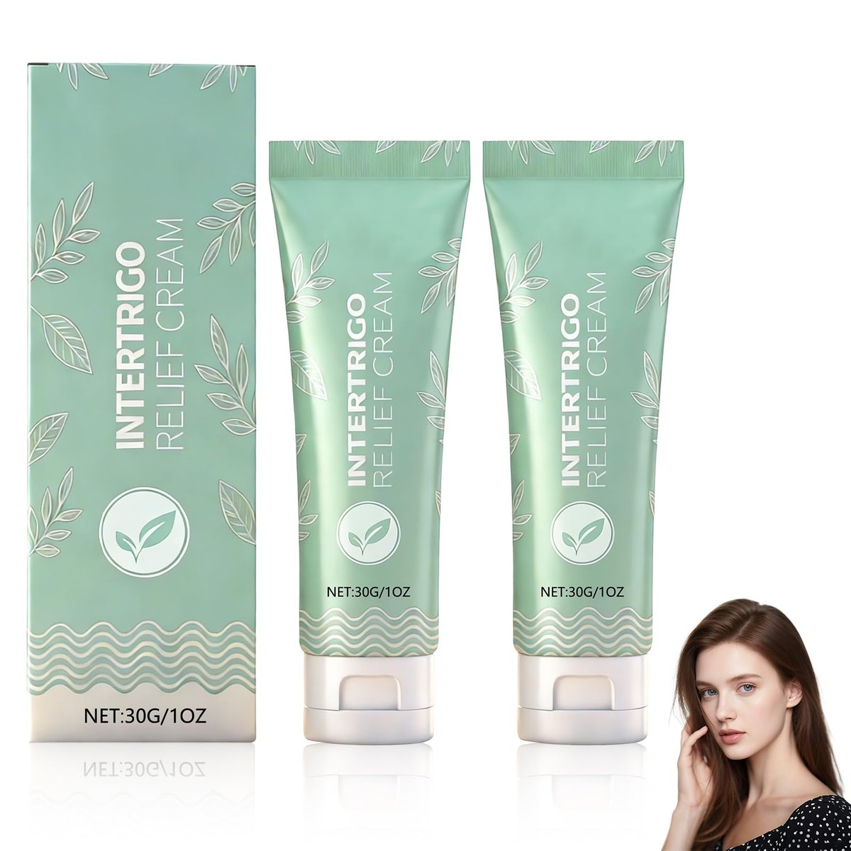 2-Pack Intertrigo Cream – Professional Skin Care for Chafing & Skin Fold Irritation Avelisse