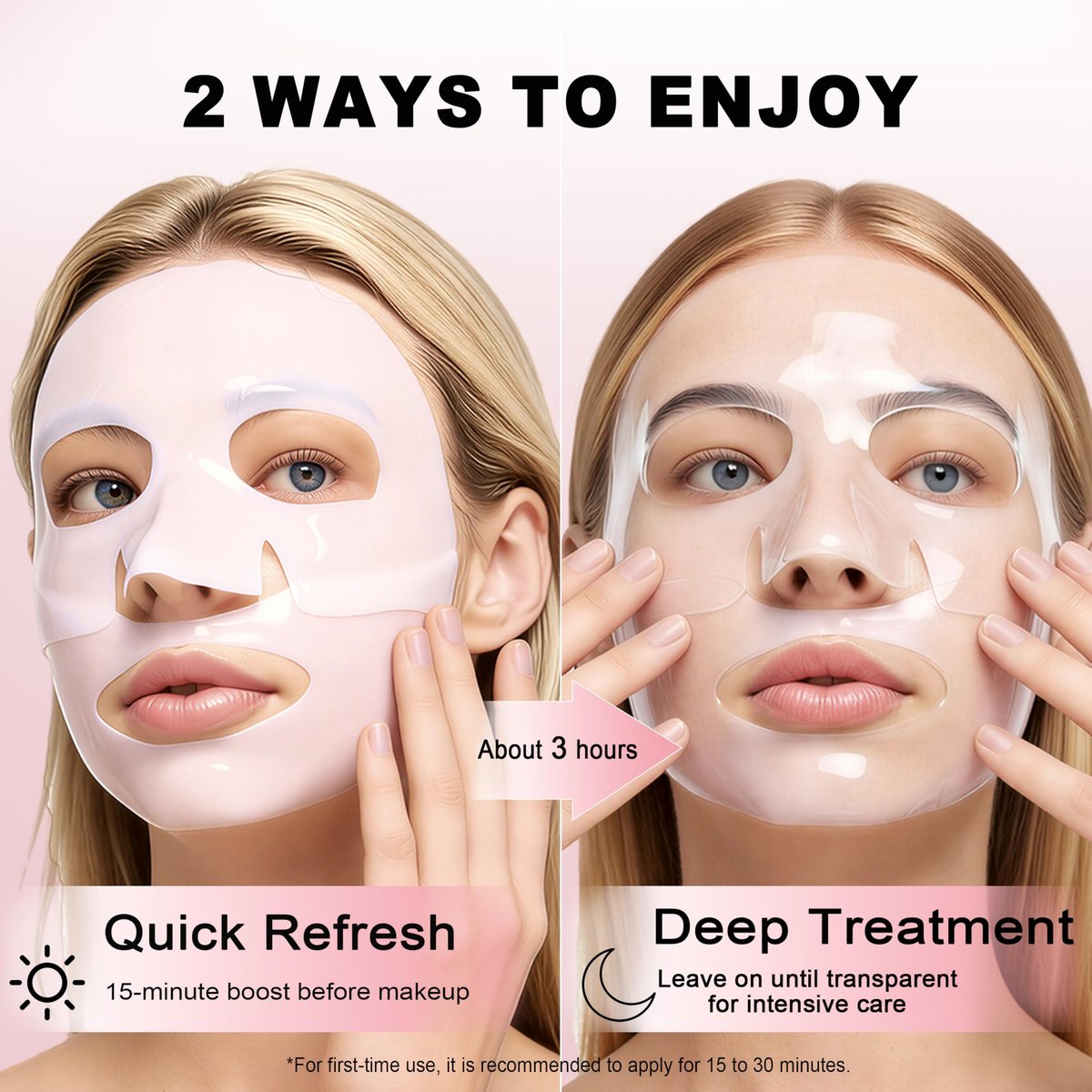 Bukamkom 4-Pack Salmon DNA (PDRN) Pink Collagen Jelly Mask - Soothing & Hydrating Gel Face Mask for Sensitive Skin, Korean Skincare Avelisse