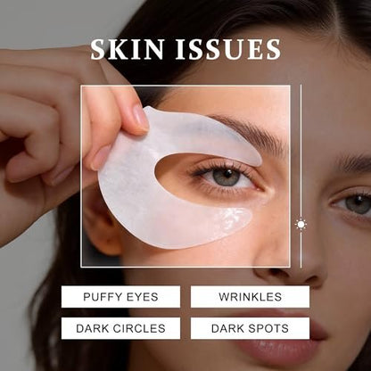 Ycz Under Eye Patches (60 ct) – Caffeine Eye Masks for Puffy Eyes, Dark Circles & Fine Lines, Hydrating Collagen Masks with Niacinamide for Depuffing, Anti-Aging 360° Full Eye Care, Gifts for Women Avelisse