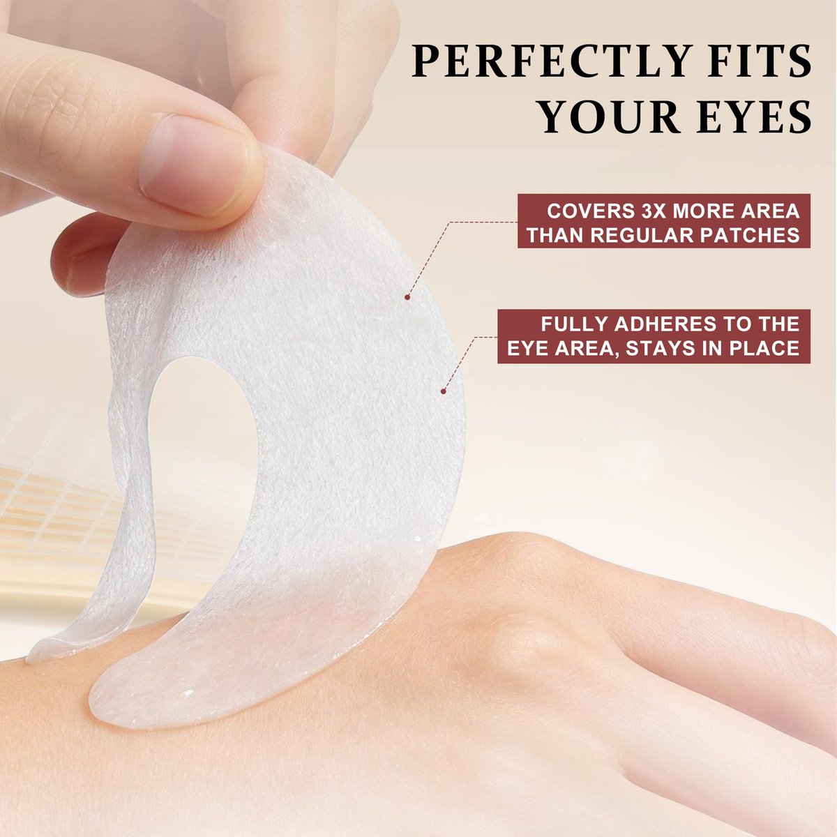 Ycz Under Eye Patches (60 ct) – Caffeine Eye Masks for Puffy Eyes, Dark Circles & Fine Lines, Hydrating Collagen Masks with Niacinamide for Depuffing, Anti-Aging 360° Full Eye Care, Gifts for Women Avelisse
