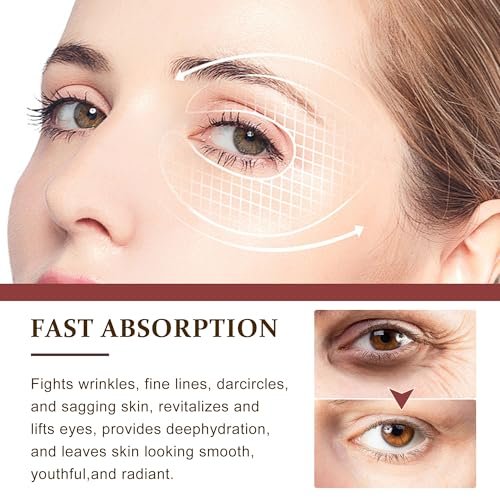 Ycz Under Eye Patches (60 ct) – Caffeine Eye Masks for Puffy Eyes, Dark Circles & Fine Lines, Hydrating Collagen Masks with Niacinamide for Depuffing, Anti-Aging 360° Full Eye Care, Gifts for Women Avelisse