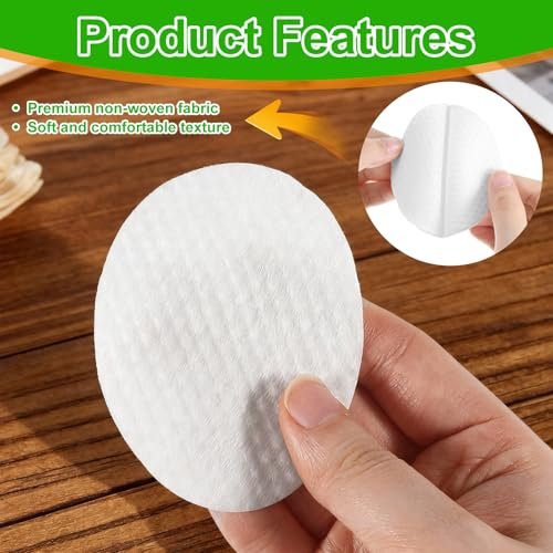 150 Large Oval Cotton Pads – Soft, Lint-Free, Dual-Sided Facial Pads for Makeup Removal, Skincare, and Toner Application - görsel 8