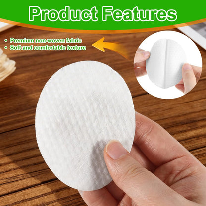 150 Large Oval Cotton Pads – Soft, Lint-Free, Dual-Sided Facial Pads for Makeup Removal, Skincare, and Toner Application