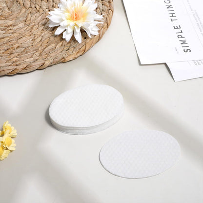 150 Large Oval Cotton Pads – Soft, Lint-Free, Dual-Sided Facial Pads for Makeup Removal, Skincare, and Toner Application
