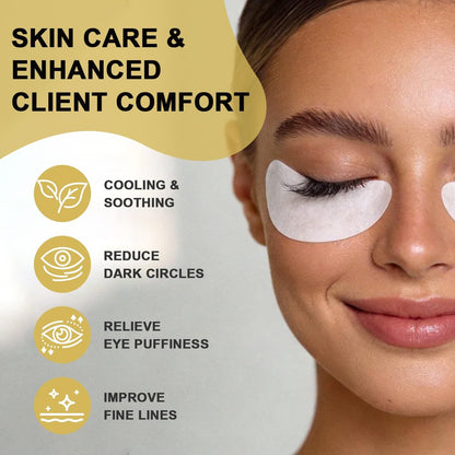 TEAWOO 150 Pairs Hydrogel Under Eye Patches for Eyelash Extension & Tinting – Infused with Natural Aloe Vera
