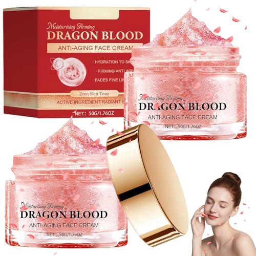 2-Pack Dragon Blood Retinol Cream – Firming Anti-Wrinkle Moisturizer for All Skin Types Avelisse