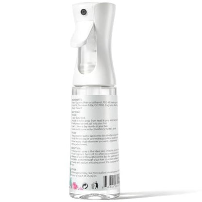 lockmio Rose Water Spray for Face & Hair - 10 Fl Oz Hydrating Face Mist for All Skin Types - Refreshing Rose Toner for Face, Skin & Hair Care, Alcohol-Free & Gentle Formula