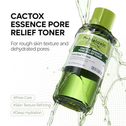 Dr.Melaxin Cactox Cactus Essence Pore Relief Toner 150ml – Hydrating & Soothing Facial Toner for Sensitive Skin, Barrier Care, Gentle Pore Care Avelisse