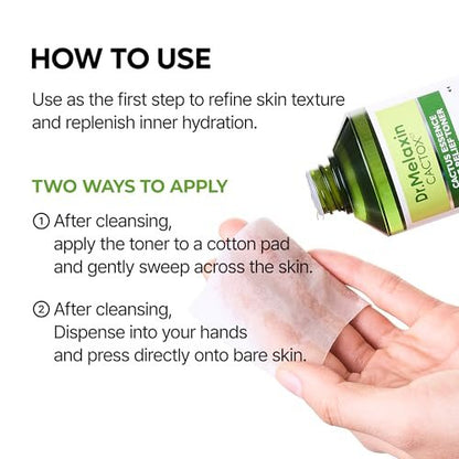 Dr.Melaxin Cactox Cactus Essence Pore Relief Toner 150ml – Hydrating & Soothing Facial Toner for Sensitive Skin, Barrier Care, Gentle Pore Care Avelisse