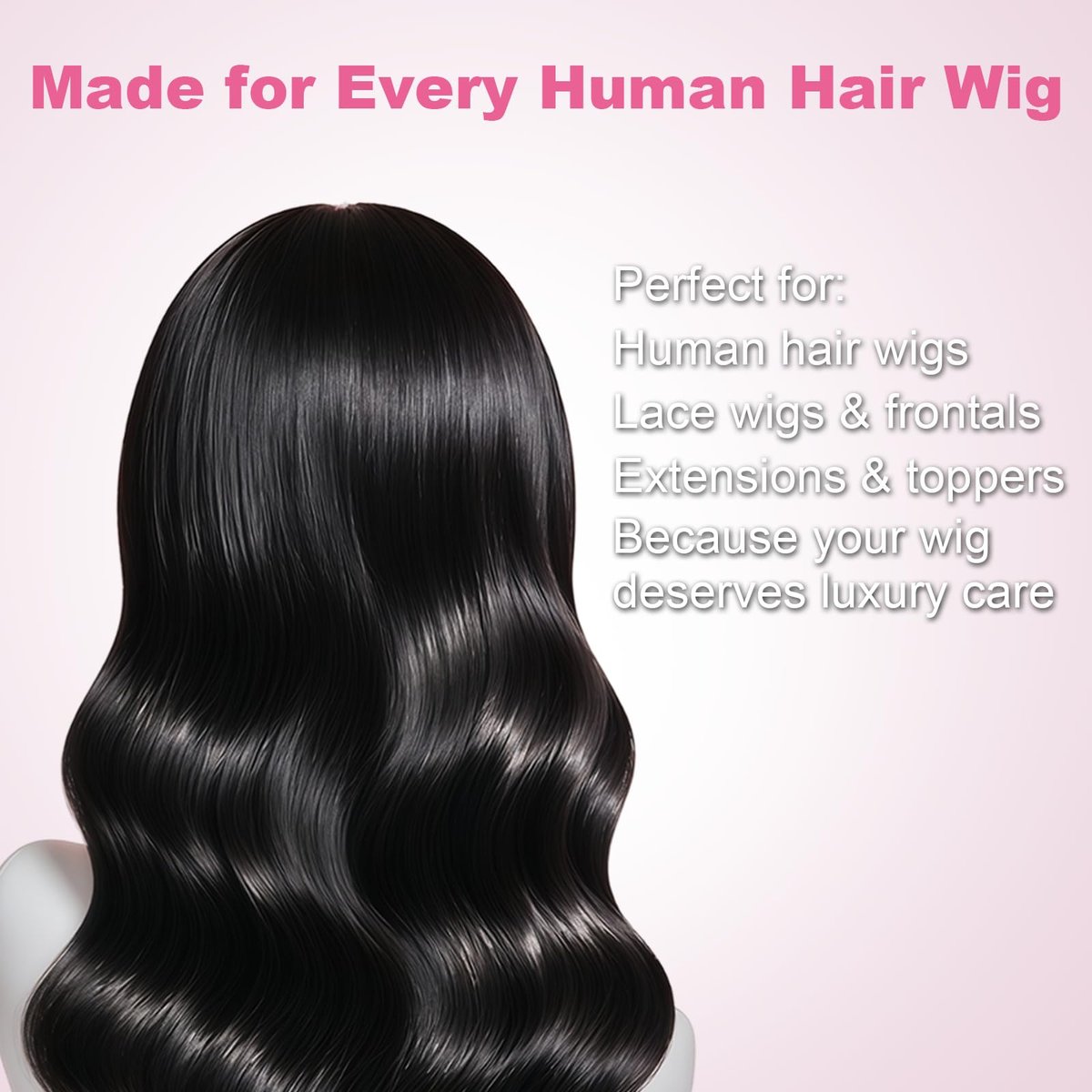 Oivolii Human Hair Wig Care Spray - Alcohol-Free Leave-In Conditioner with Argan Oil, Keratin & Silk Protein for Shine, Frizz Control & Daily Wig Maintenance (5.07 Fl Oz) Avelisse