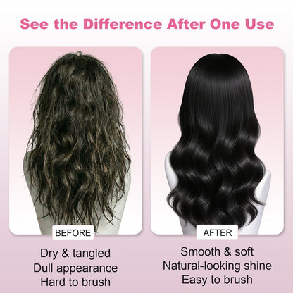 Oivolii Human Hair Wig Care Spray - Alcohol-Free Leave-In Conditioner with Argan Oil, Keratin & Silk Protein for Shine, Frizz Control & Daily Wig Maintenance (5.07 Fl Oz) Avelisse
