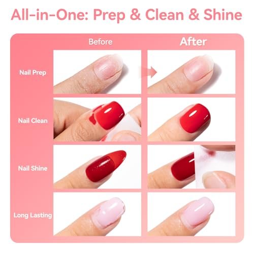 Nailshion Nail Prep Cleanser Pads - 200 Individually Wrapped Alcohol Pads for Nails, Lint-Free Shine Wipes for Gel Polish & Builder Gel, Manicure & Pedicure Prep - görsel 10