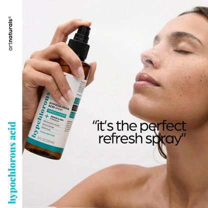 Artnaturals Hypochlorous Acid Face & Skin Spray – Gentle Daily Facial Mist, pH-Balanced, Fragrance-Free, Soothing Cleanser for Sensitive Skin – 8 fl oz Avelisse