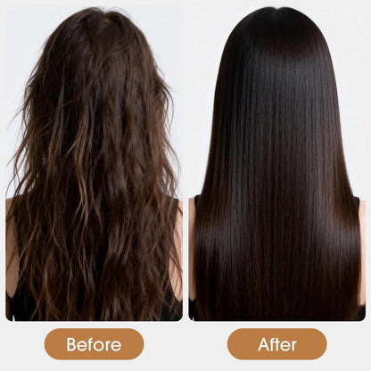 Large Square Bamboo Paddle Brush for Smoothing, Polishing, and Adding Shine – Wooden Back Hair Brush for All Hair Types