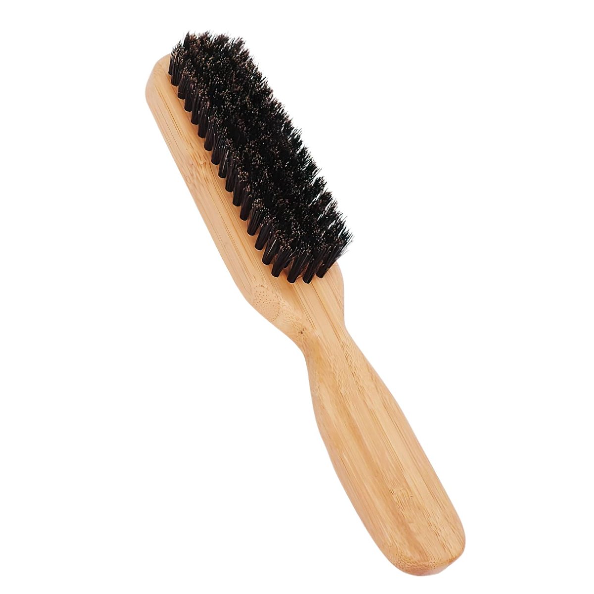 Large Square Bamboo Paddle Brush for Smoothing, Polishing, and Adding Shine – Wooden Back Hair Brush for All Hair Types - görsel 1