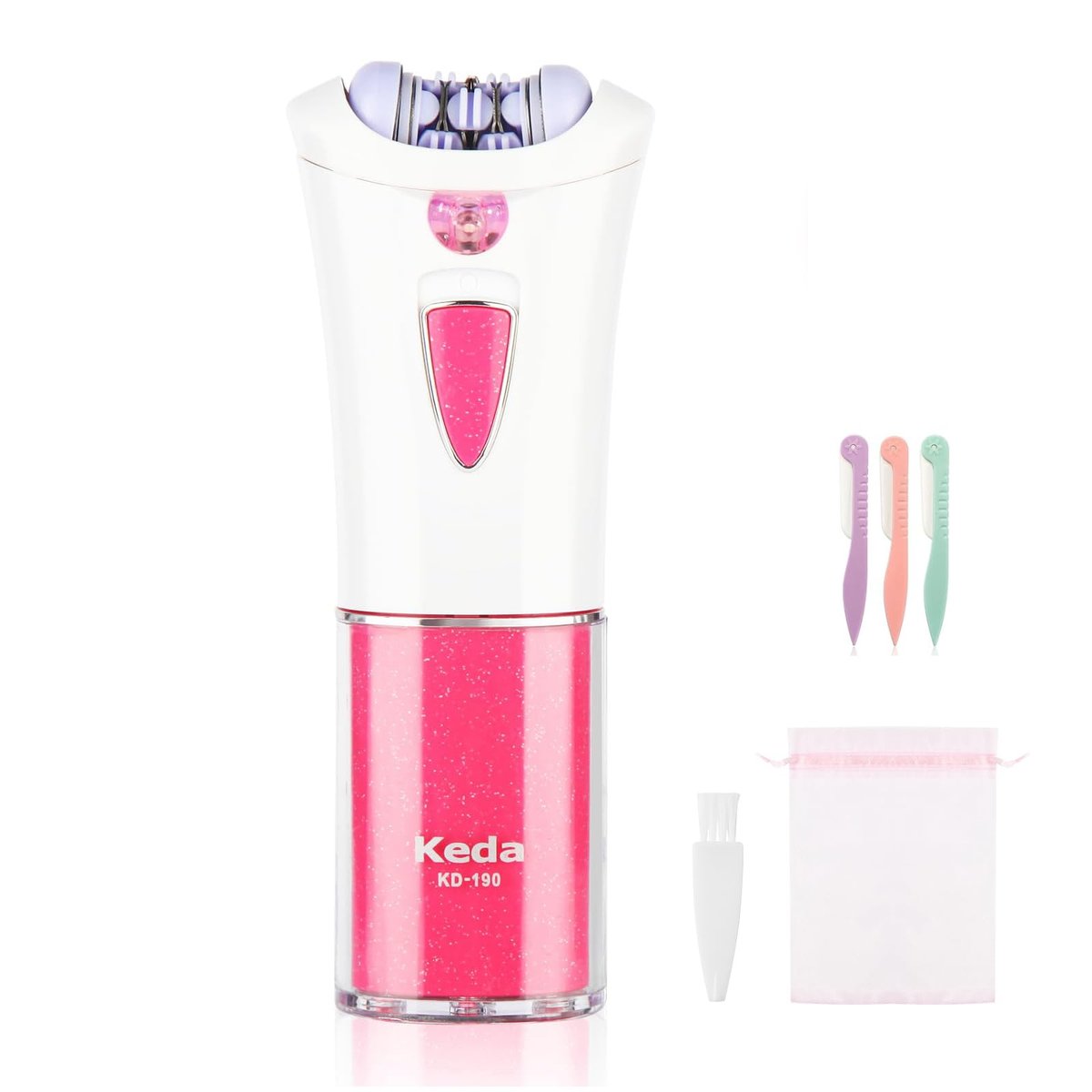 CACHIL Cordless Epilator for Women – 2025 New Glamorous Skin Hair Removal for Face & Body with LED Light, Smooth Glide for Bikini, Arms, Legs Avelisse