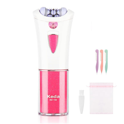 CACHIL Cordless Epilator for Women – 2025 New Glamorous Skin Hair Removal for Face & Body with LED Light, Smooth Glide for Bikini, Arms, Legs Avelisse