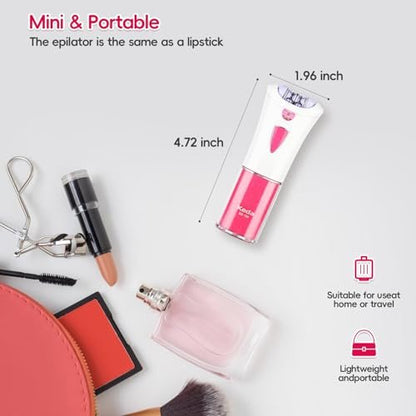 CACHIL Cordless Epilator for Women – 2025 New Glamorous Skin Hair Removal for Face & Body with LED Light, Smooth Glide for Bikini, Arms, Legs Avelisse