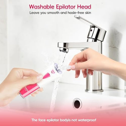 CACHIL Cordless Epilator for Women – 2025 New Glamorous Skin Hair Removal for Face & Body with LED Light, Smooth Glide for Bikini, Arms, Legs Avelisse