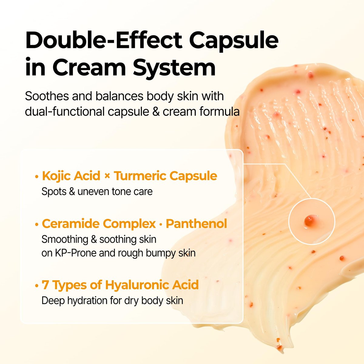 Dr.Melaxin Kojic Acid Turmeric Body Cream with Ceramides – Brightening Body Moisturizer for Dark Spots & Uneven Tone, Panthenol & Hyaluronic Acid for Deep Hydration, 7.05 oz Avelisse