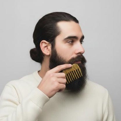 CHOSIN Wide Tooth Comb for Curls – Wooden Hair Comb with Long Teeth for Gentle Detangling – Ideal for Thick Hair, Women & Men Avelisse