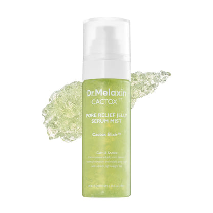 Dr.Melaxin Cactox Pore Relief Jelly Serum Mist - Instant Cooling Face Mist for Pore Tightening & De-Puffing, Hydrating Cactus Serum for Puffy Skin, 80ml (2.7 fl oz) Avelisse