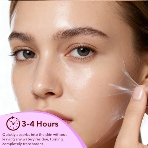 Nityrliv Bio-Collagen Real Deep Mask – Overnight Hydrating Face Mask, 4 Pack for All Skin Types - görsel 6