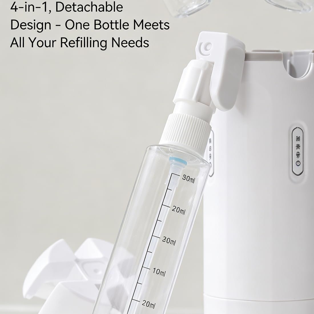 BOMPOW 4-in-1 Travel Bottles Set – Leak-Proof Refillable Containers with Labels, Portable Toiletry Organizer Cup for Shampoo, Lotion, Soap - görsel 11