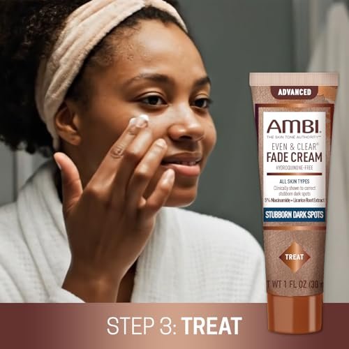 Ambi Even & Clear Daily Skin Tone Kit – 3-Step Regimen for Acne, Dark Spots & Uneven Tone with Salicylic Acid & Niacinamide Avelisse
